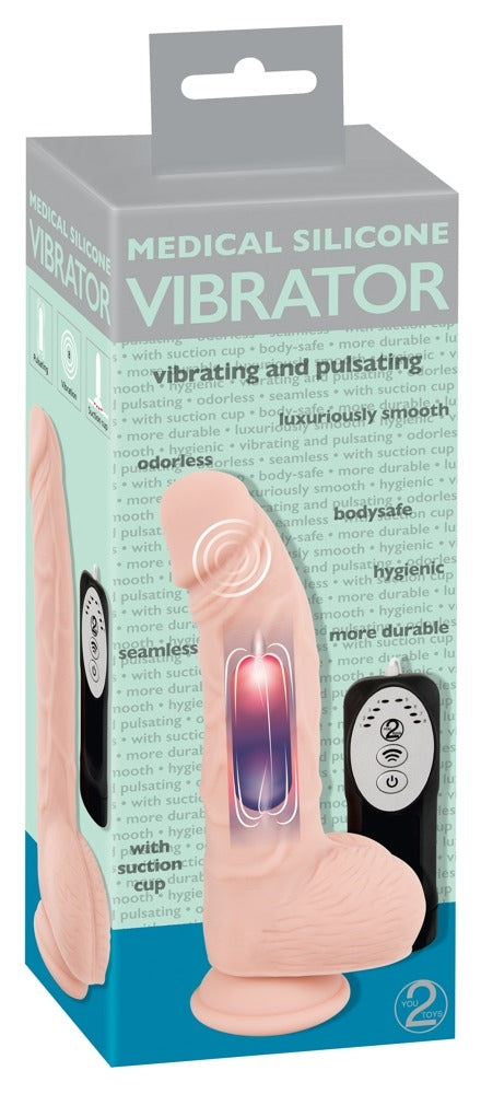 Medical Silicone Pulsating Vibrator 20cm