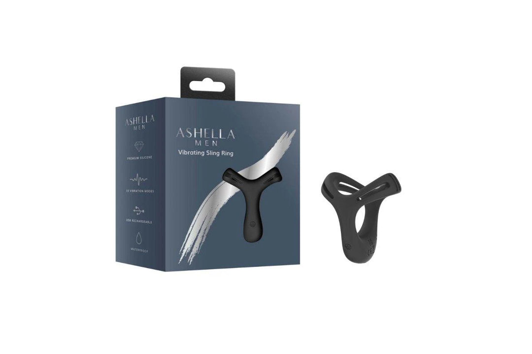 Ashella Men Vibrating Sling Ring