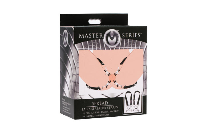 Labia Spreader Straps with Clamps