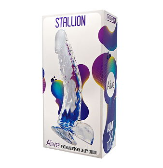 Alive Stallion Jelly Dildo 8"