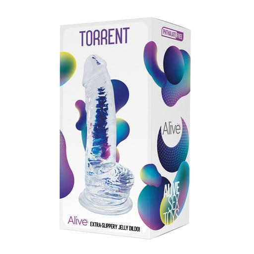 Alive Torrent Jelly Dildo 8"