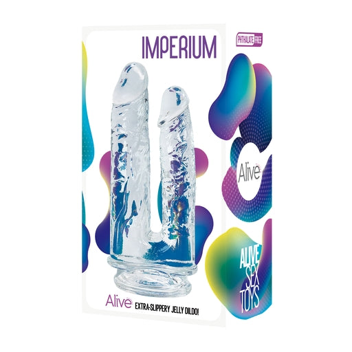 Alive Imperium Dual Jelly Dildo 5"& 4"