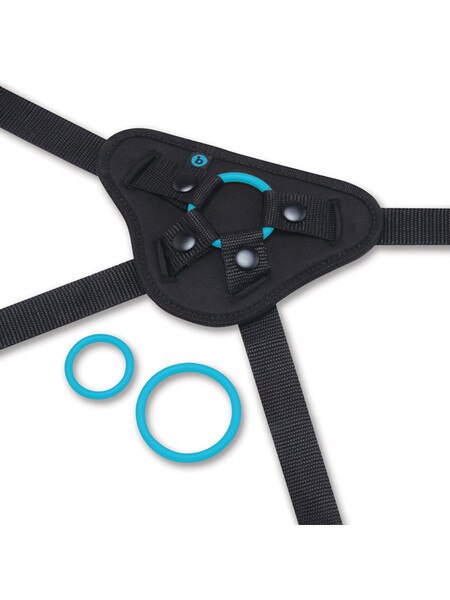 B-Vibe Every Body Strap On Harness Set 6in