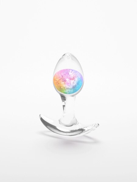 Cosmic Glams Small Rainbow Butt Plug