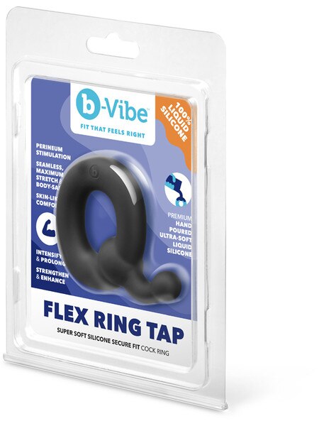 B-Vibe Flex Ring Tap Silicone Cock Ring