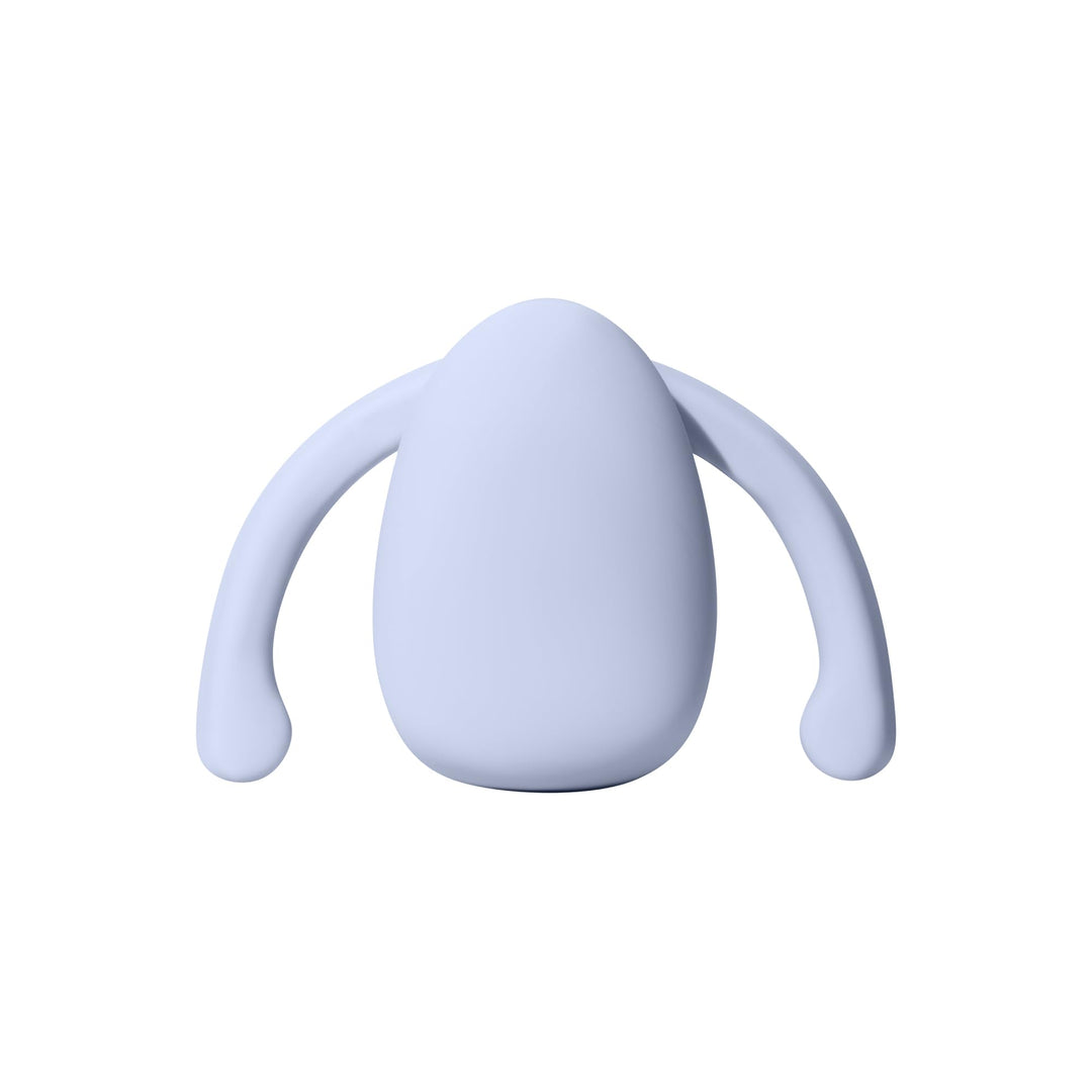 Eva hands-free vibrator by Dame - wearable couples toy in teal