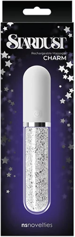 Stardust Charm in packaging - premium vibrating toy with decorative crystal accent