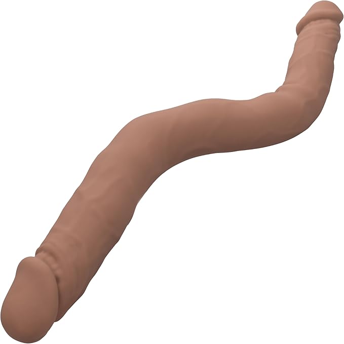 Silicone Studs Bend And Hold Dual Dong 12/ 30.5 cm