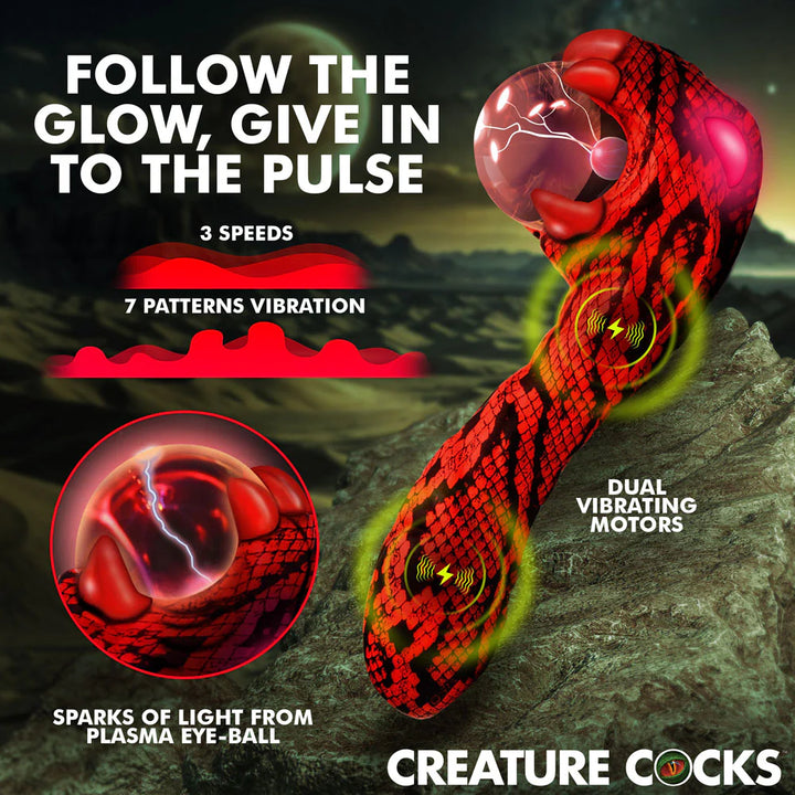 Creature Cocks Cobra Silicone Plasma Vibrator