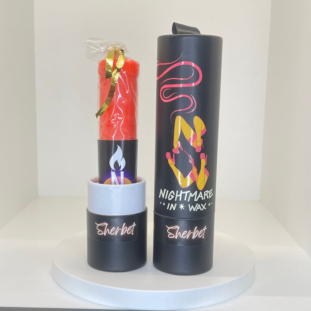 Nightmare in Wax Large Candle SHERBET - Wasabi