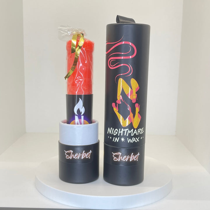 Nightmare in Wax Large Candle SHERBET - Wasabi