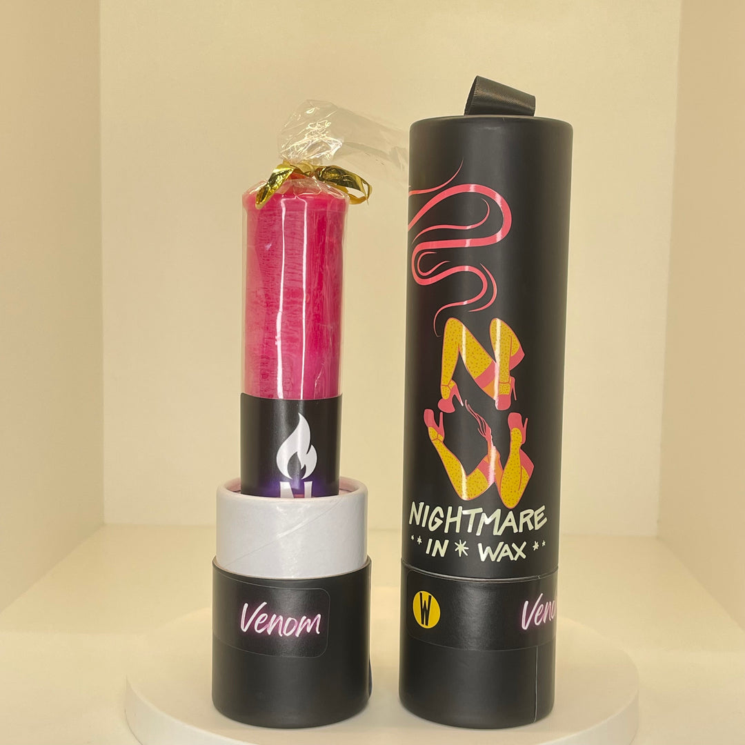 Nightmare in Wax Large Candle VENOM - Wasabi