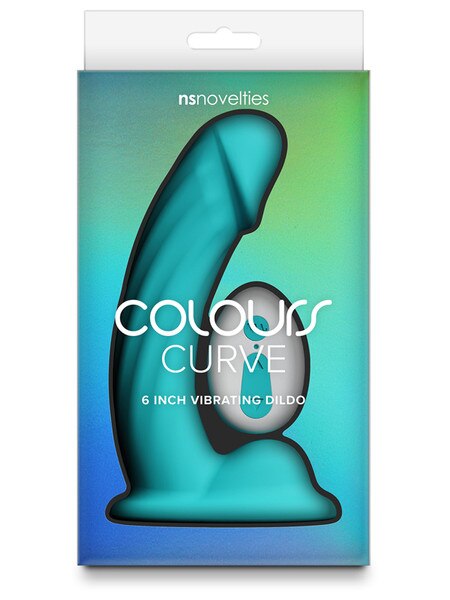 Colours Curve 6 Inch Vibrating Dildo