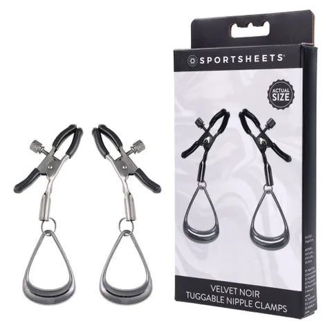 SportSheets Velvet Noir Tuggable Nipple