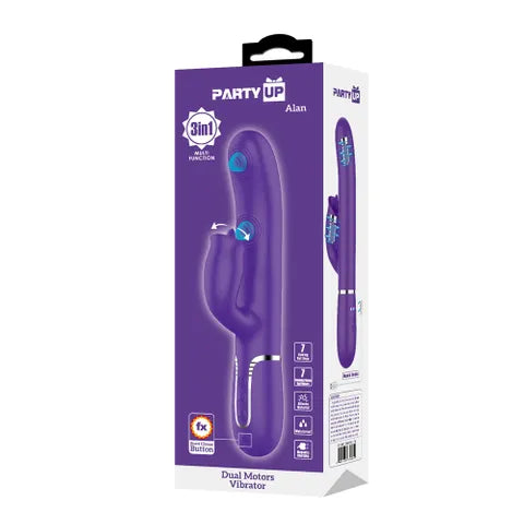 Party Up Alan Dual Motor Vibrator