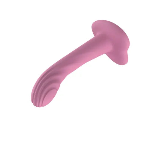 Passion Play Liquid Silicone Textured Dildo - Pink