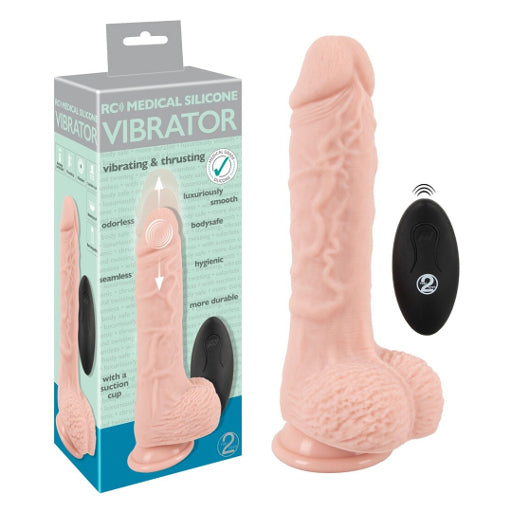 RC Medical Silicone Thrusting Vibrator "8.25"