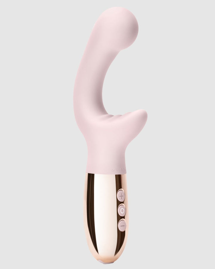 Chrome XO wand massager - luxury metallic vibrator with ergonomic handle