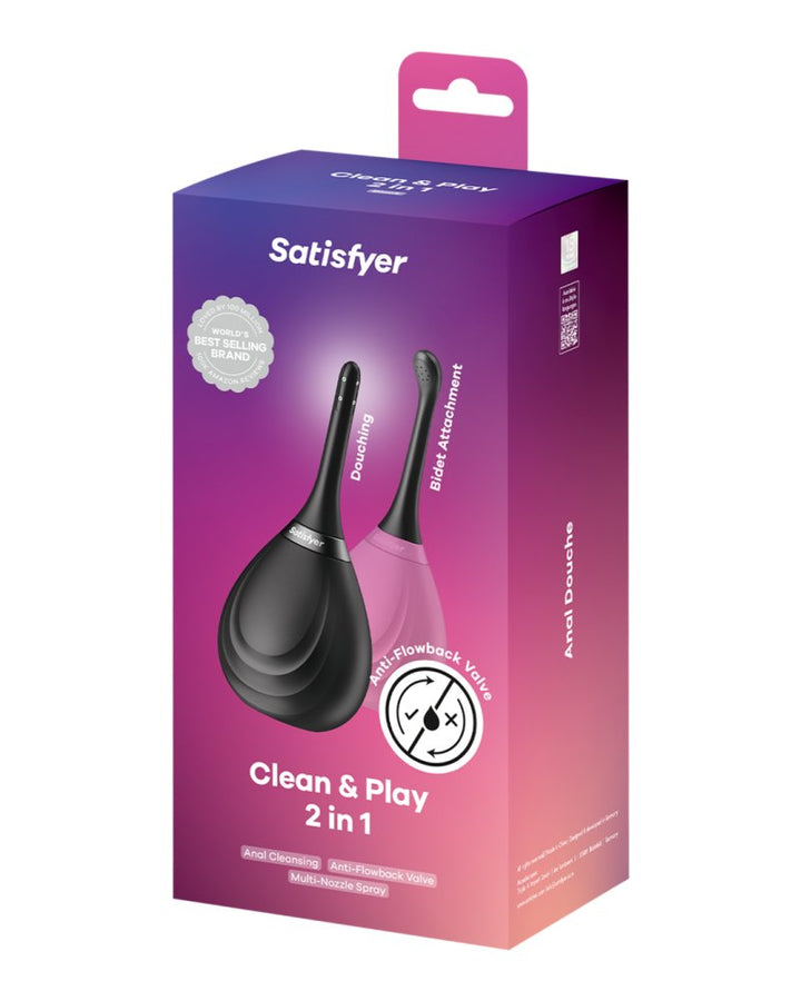 Satisfyer Clean & Play 2 In 1 Douche