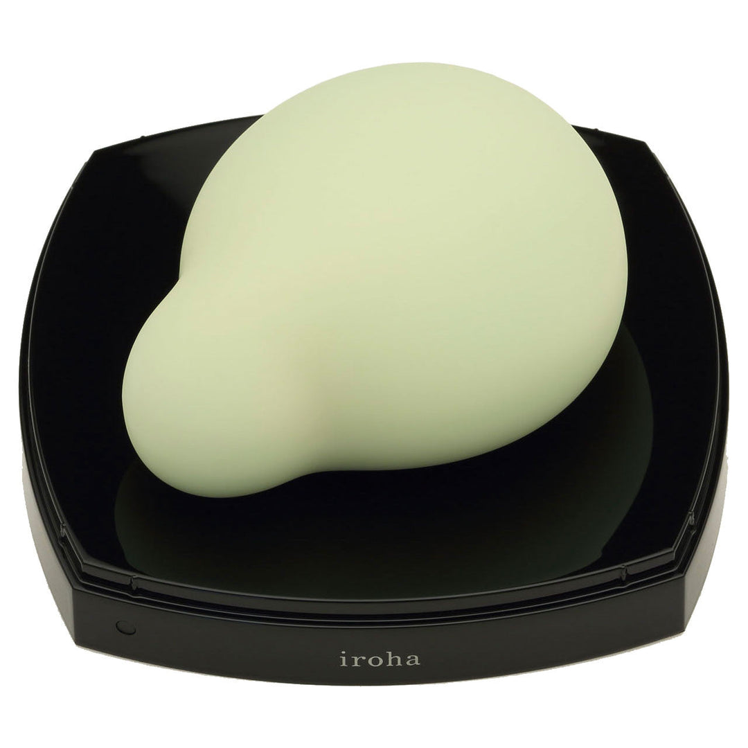 Midori Green by iroha - green body massager with soft silicone design