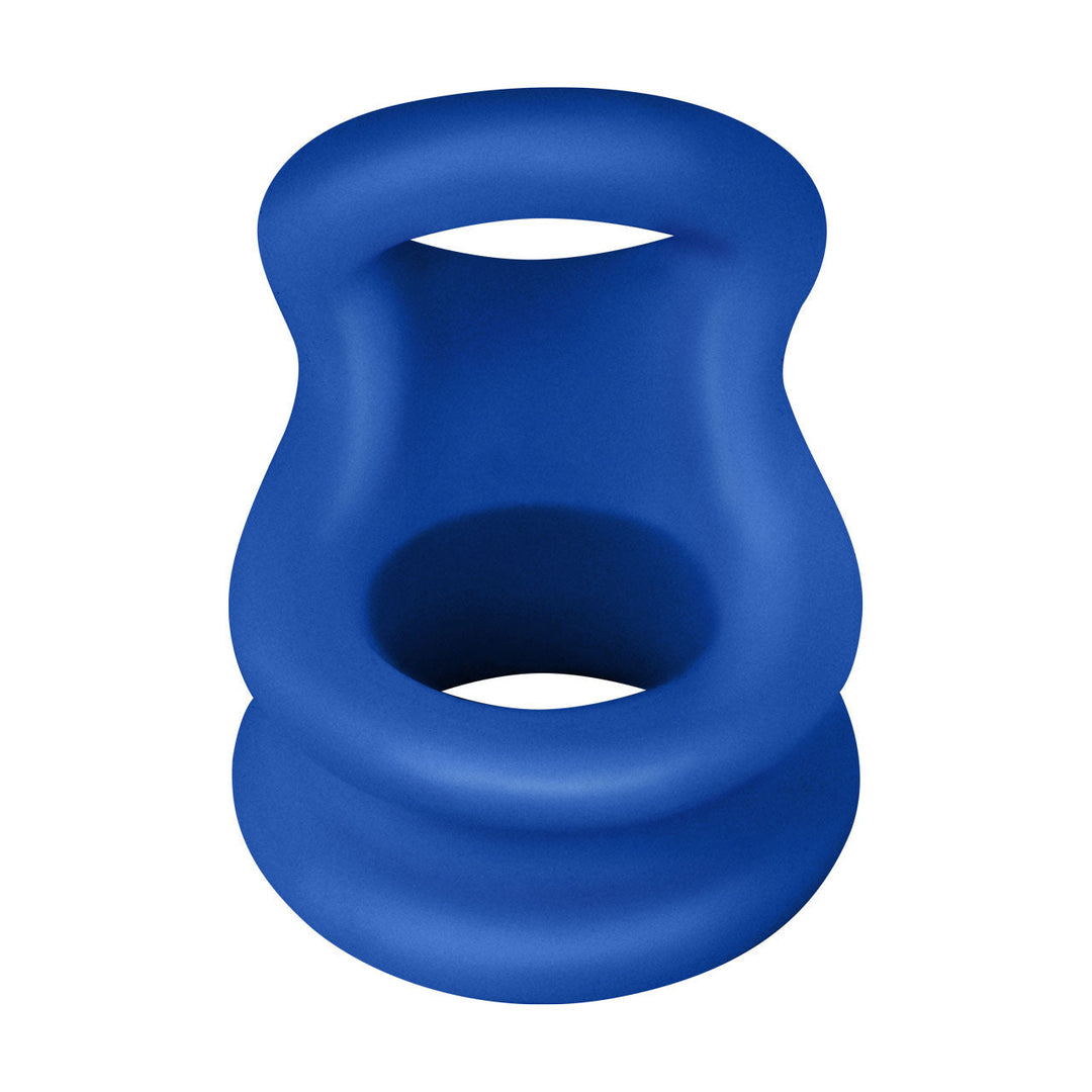 Balls Stretcher by Forto - premium liquid silicone ball stretcher in blue