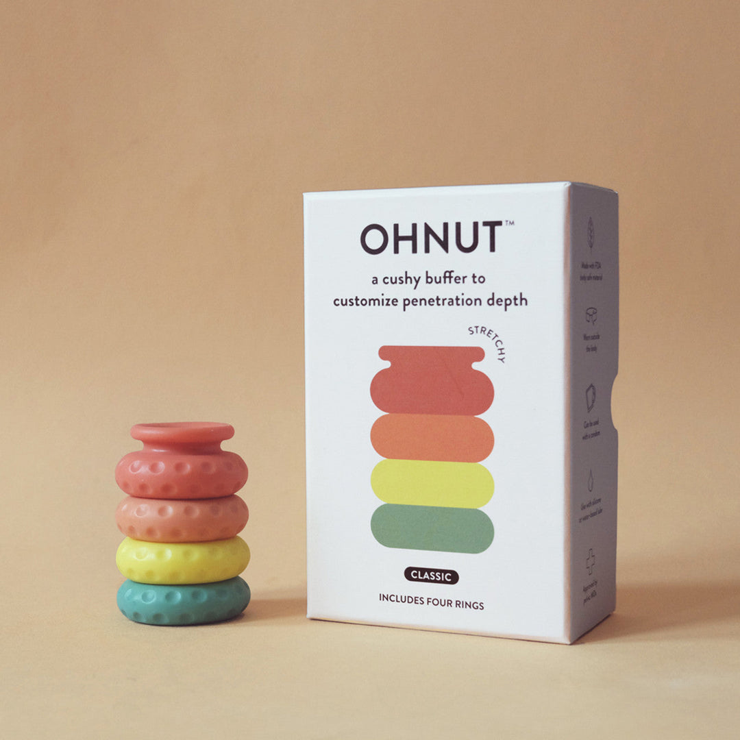 Ohnut stopper ring set - soft cushy buffer rings for intimate comfort
