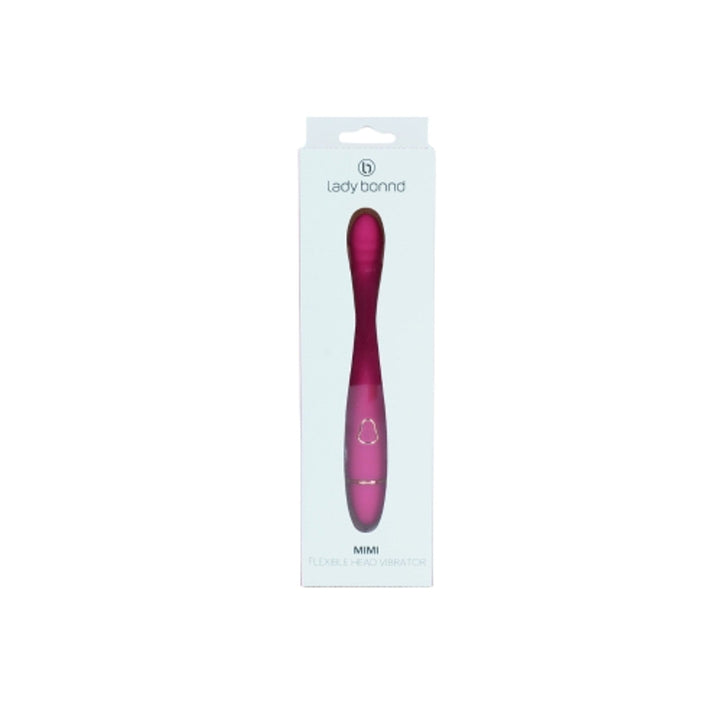 Lady Bonnd Mimi G G-spot vibrator in pink - ergonomically curved design