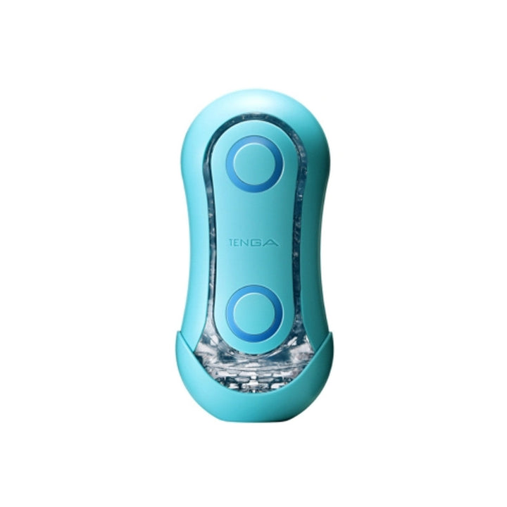 TENGA Flip Orb New - blue flip-style male masturbator with orb texture