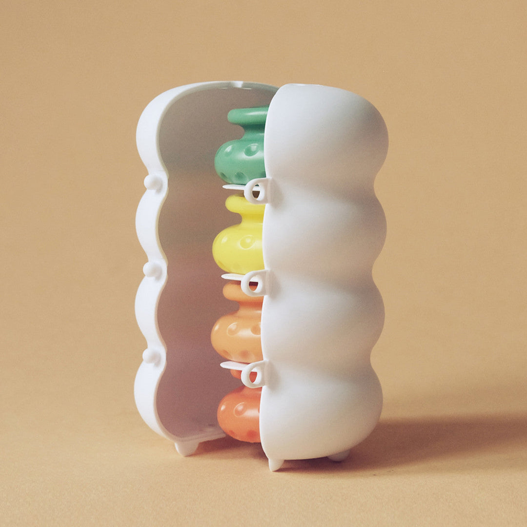 Ohnut product packaging - complete set with multiple ring sizes