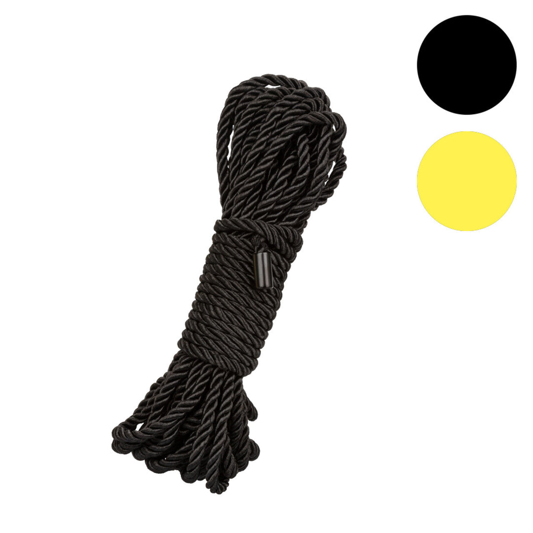 Boundless Rope by CalExotics - black bondage rope for intimate play