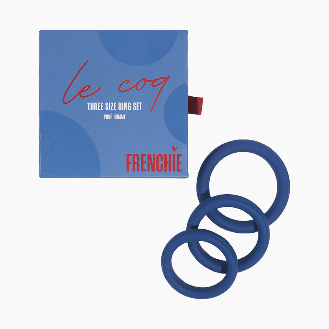Le Coq Three Ring Size Set by Frenchie - medical-grade silicone cock rings in three sizes
