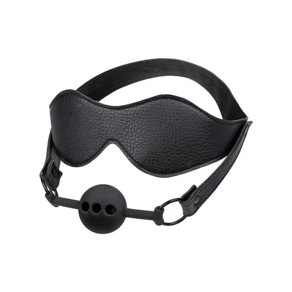 Nocturnal Collection Eye Mask & Breathable Ball Gag