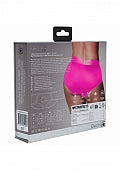 Ouch! Vibrating Strap-on Brief - Pink - XL/X