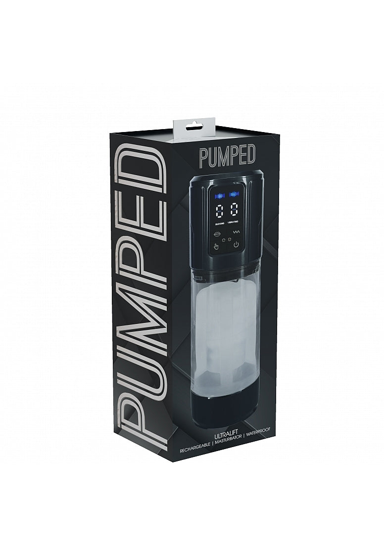 Pumped UltraLift - Automatic Masturbator - Waterproof - 10 Function - Gun Metal