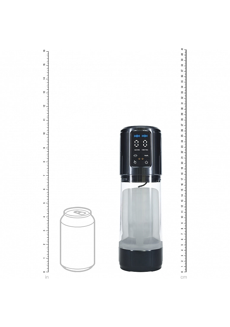 Pumped UltraLift - Automatic Masturbator - Waterproof - 10 Function - Gun Metal