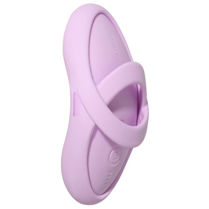 Echo 2 in pink lilac - ergonomic G-spot vibrator with textured surface